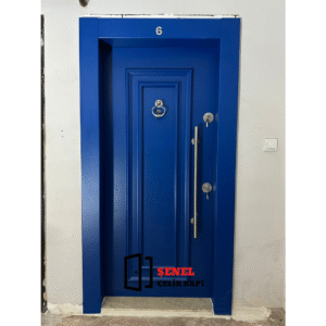 1006 mavi Çelik Kapı